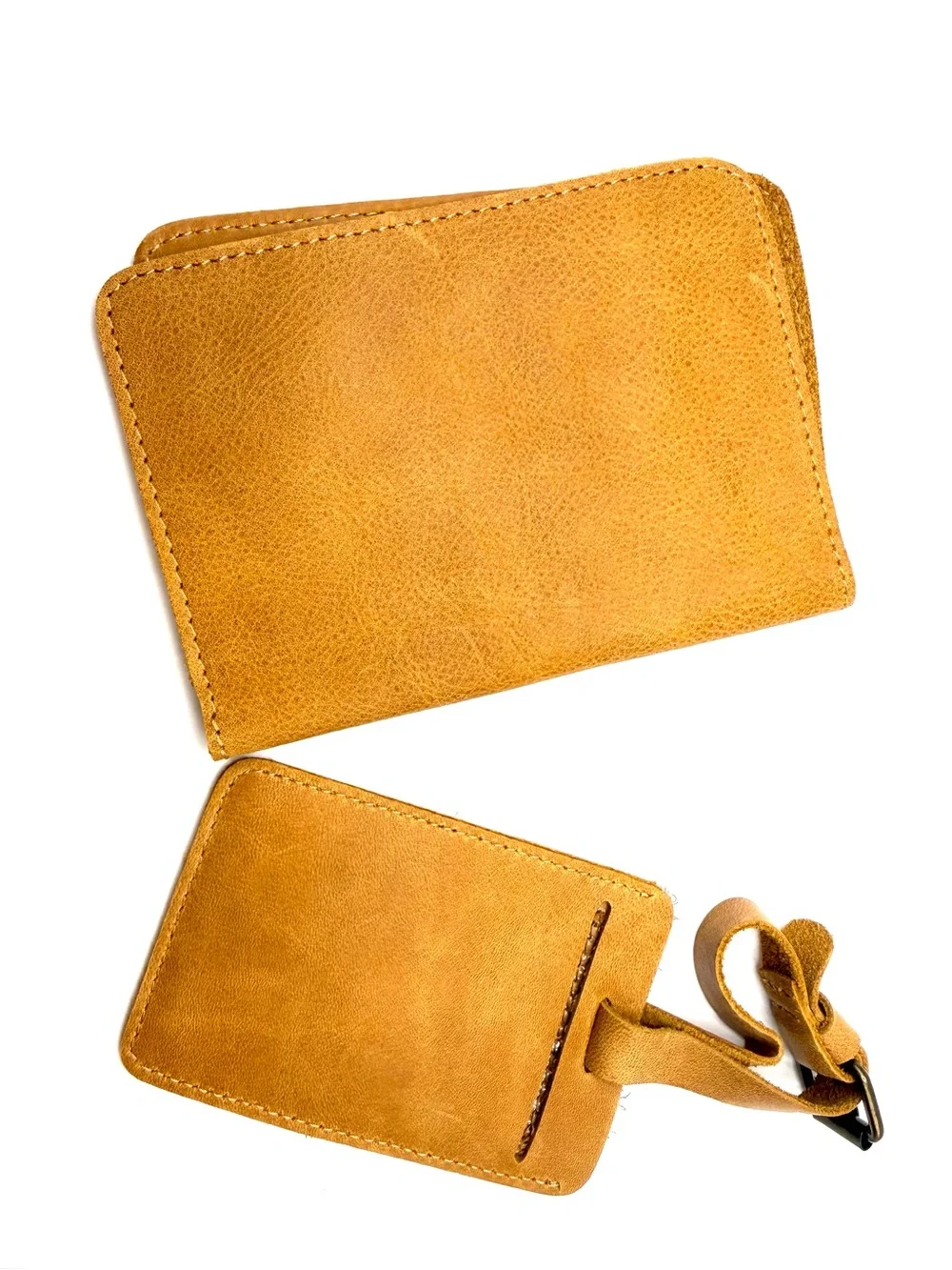 Hearth & Hand Passport Holder and Luggage Tag Set - Tan